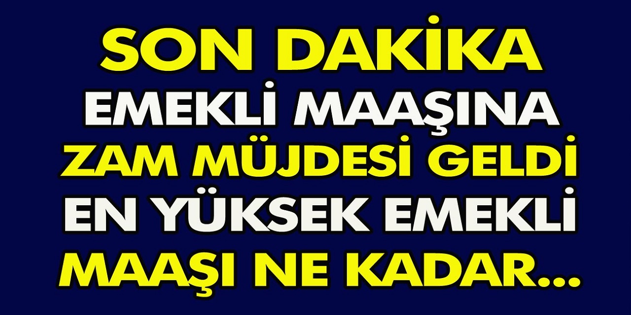 Milyonlarca Emeklinin dört gözle beklediği haber geldi: En düşük emekli maaşı netleşti!