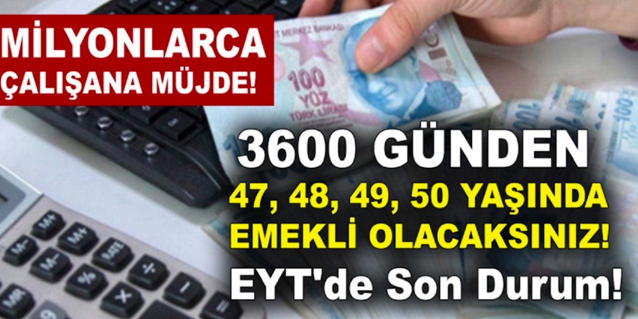 3600 Gün İle Emeklilik Sizi Bekliyor! Erken Emeklilik Artık Mümkün