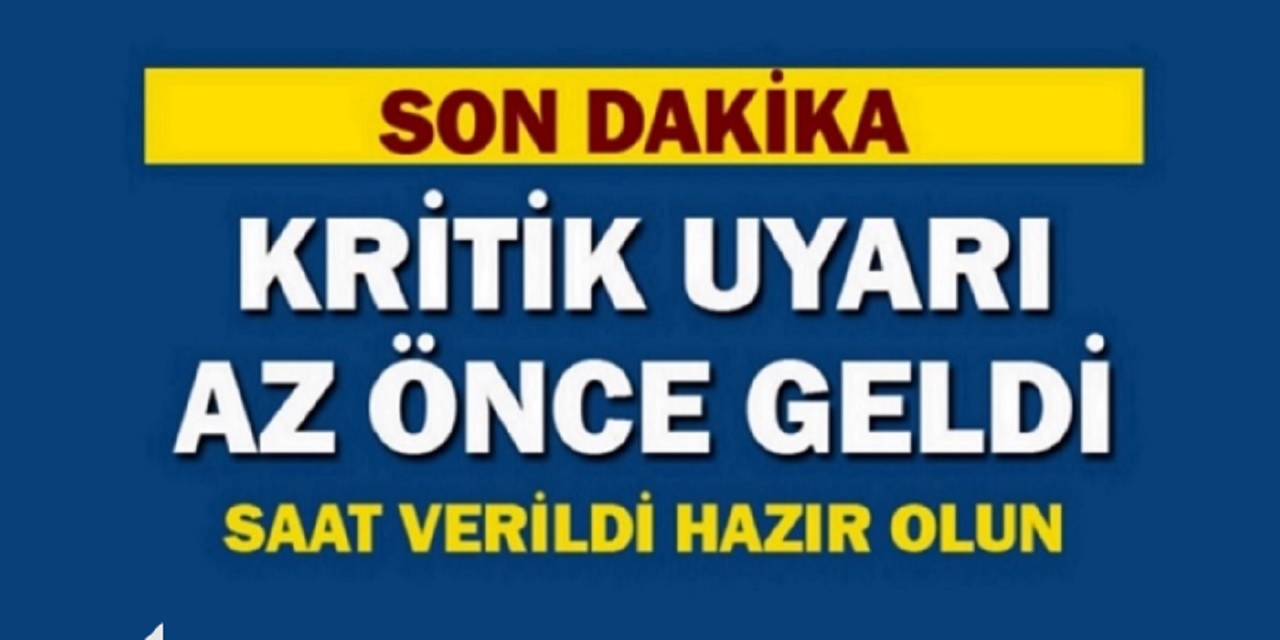 Meteoroloji'den 20 İl İçin Uyarı! İstanbul Başta 20 İlde Bekleniyor...