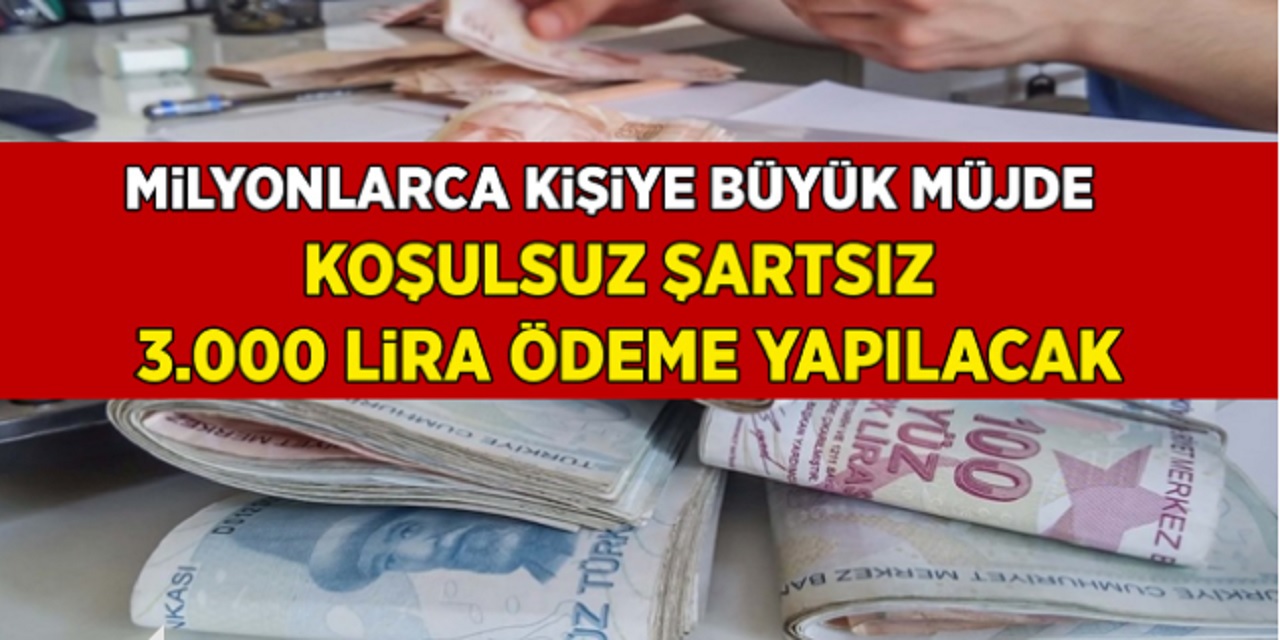 3.000 TL Destek Ödemesi İçin Son Dakika! Milyonlarca İhtiyaç Sahibine Verilecek...