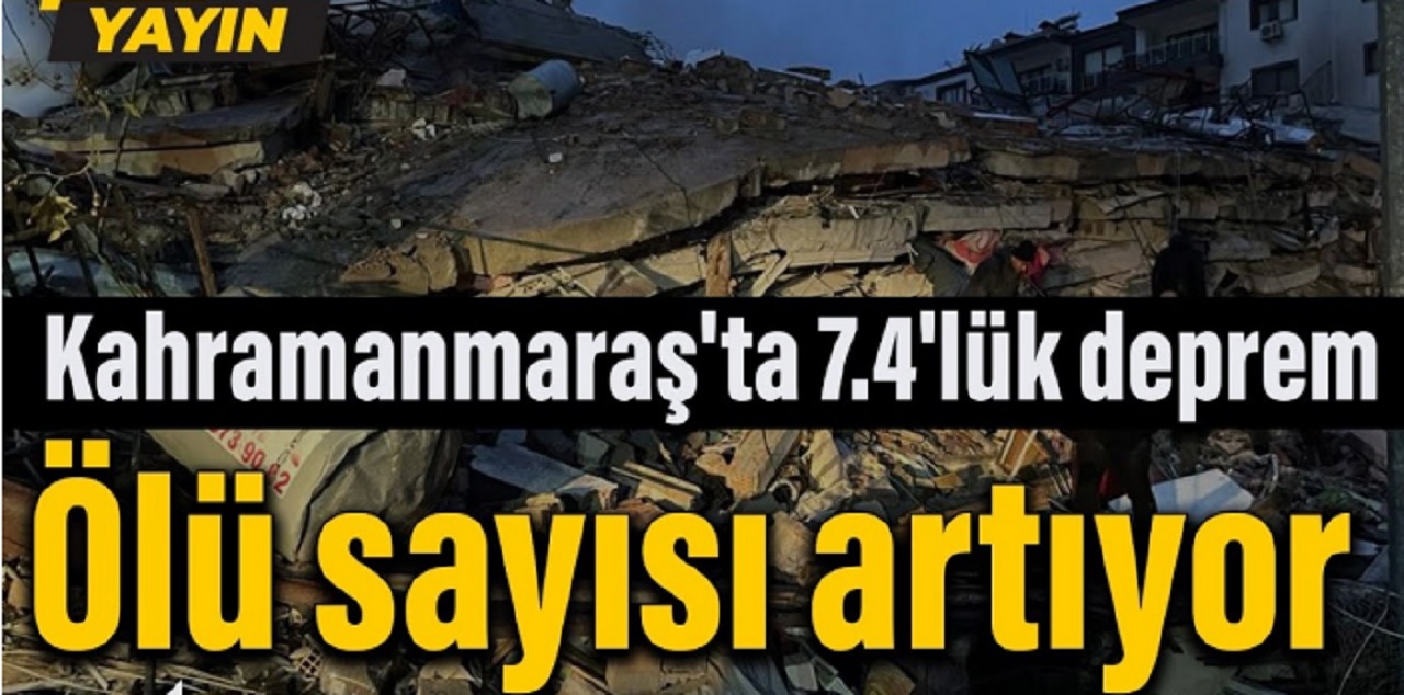 Bir Deprem Daha ! Kahramanmaraş'ta Ankara, Şanlıurfa, Diyarbakır, Adana ve Malatya Peş Peşe Deprem!