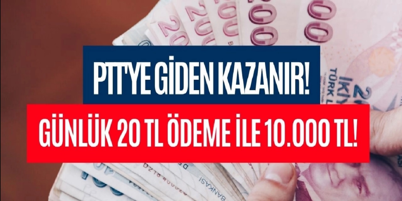 PTT'den Anında Ödeme Alabilirsiniz! Nakit İhtiyacı Olana 10.000 TL Ödeme Yapılacak...