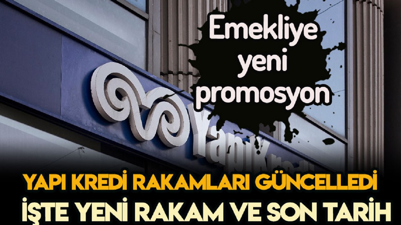 Yapı Kredi emekliye sürpriz yaptı; Kasımda yeni promosyon geldi: Rekor ücret için son başvuru gününü duyurdu
